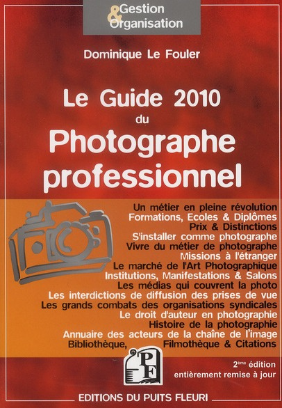 Le guide 2010 du Photographe professionnel