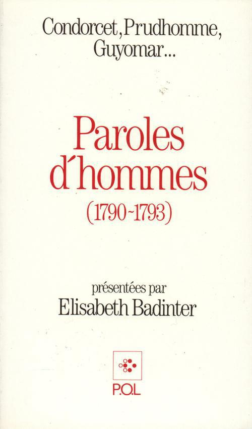 Paroles d'hommes (1790-1793)