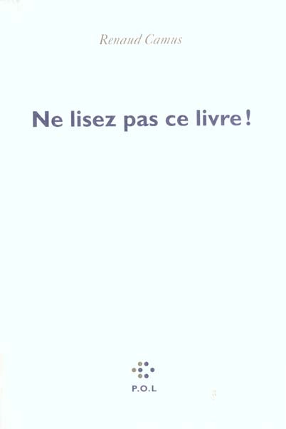 Ne lisez pas ce livre !