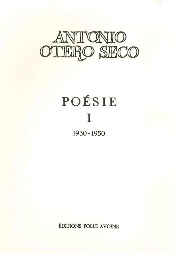 Poésie. Tome 1