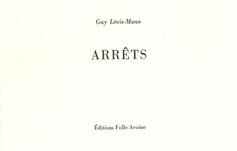Arrêts