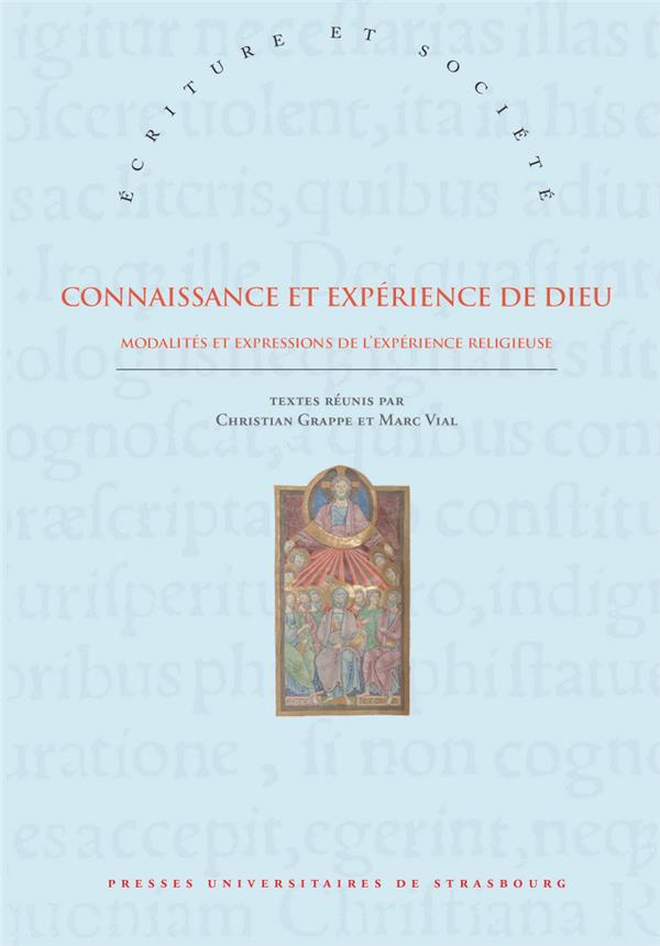 Connaissance et expérience de Dieu. Modalités et expressions de l'expérience religieuse