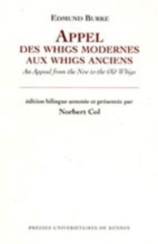 APPEL DES WHIGS MODERNES AUX WHIGS ANCIENS
