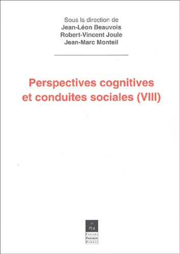 Perspectives cognitives et conduite sociales. Tome 8