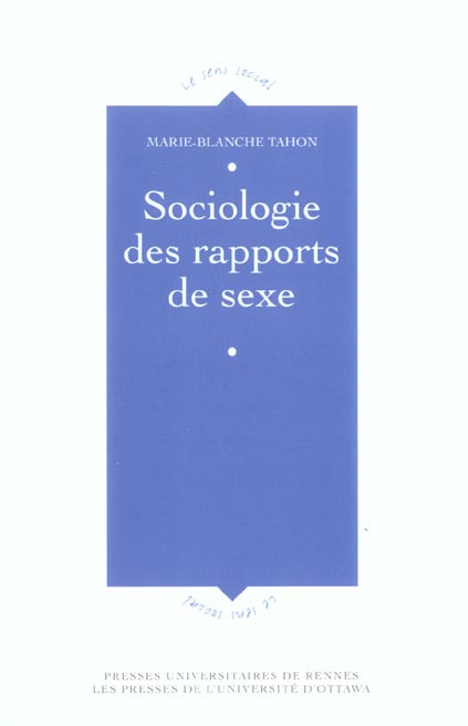 Sociologie des rapports de sexe