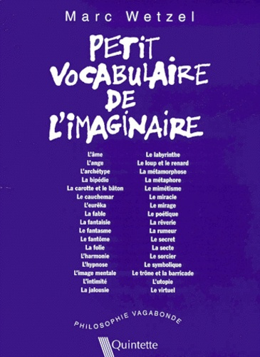 PETIT VOCABULAIRE DE L'IMAGINAIRE