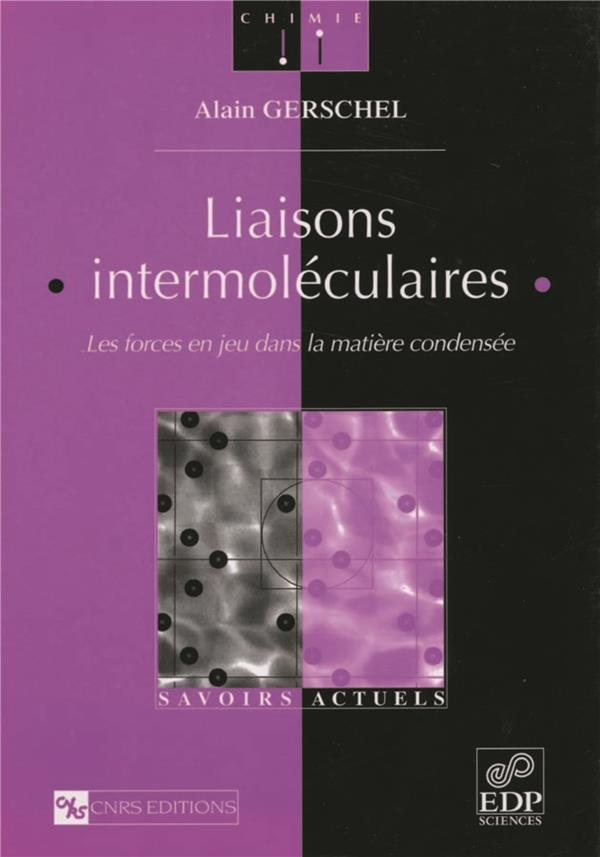 LIAISONS INTERMOLECULAIRES
