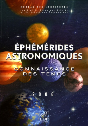 EPHEMERIDES ASTRONOMIQUES 2006