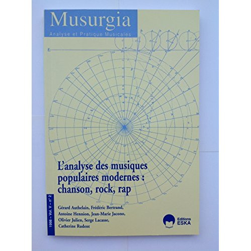 Musurgia N° 1, Volume 7, 2000 : Musiques anciennes