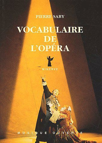 Vocabulaire de l'opéra