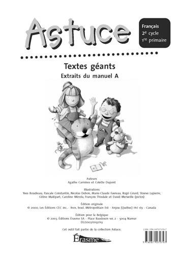 ASTUCE - TEXTES GEANT PACK