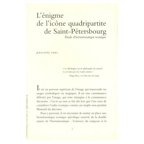 Enigme de l'Icone Quadripartite de St Petersbourg