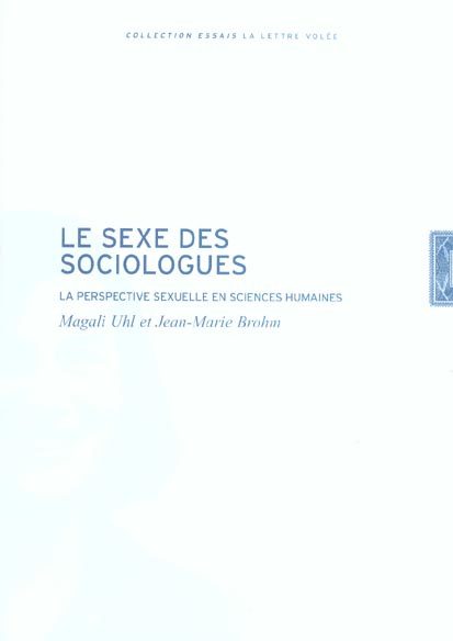 LE SEXE DES SOCIOLOGUES