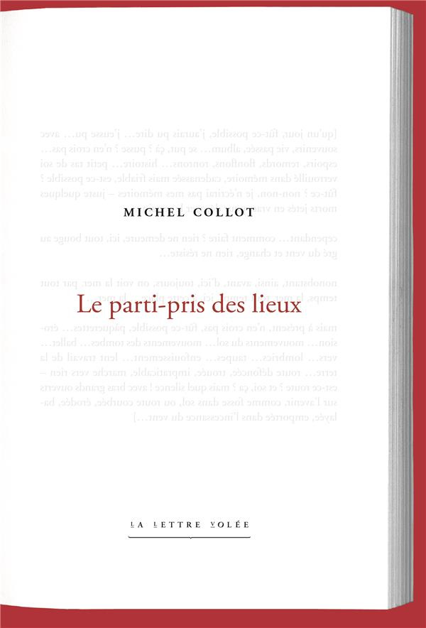 Le parti pris des lieux