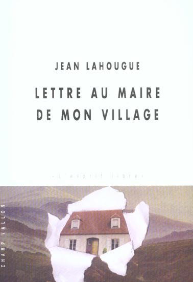LETTRE AU MAIRE DE MON VILLAGE