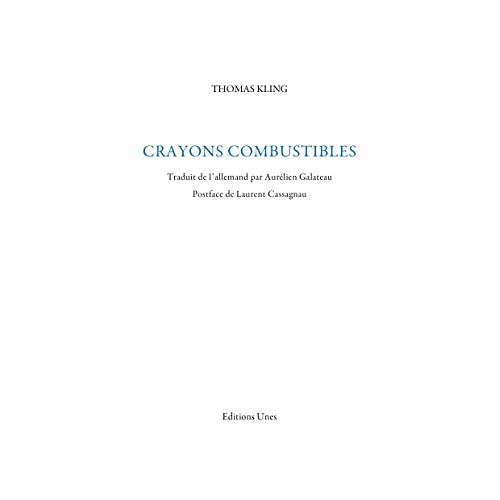 Crayons combustibles