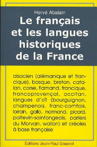 Le français et les langues historiques de la France
