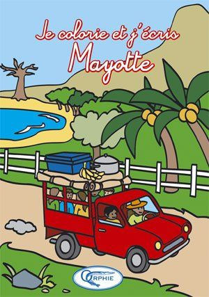 Je colorie et j'écris Mayotte