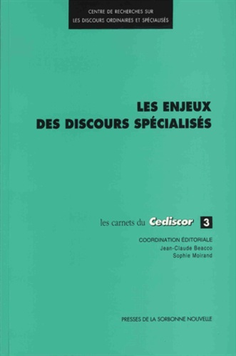 Les enjeux des discours spécialisés