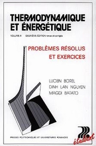 THERMODYNAMIQUE ET ENERGETIQUE-VOLUME 2