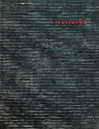 Matières N° 3/1999