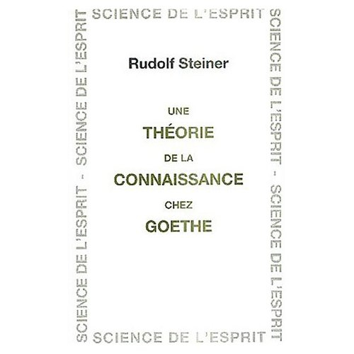 Une théorie de la connaissance chez Goethe