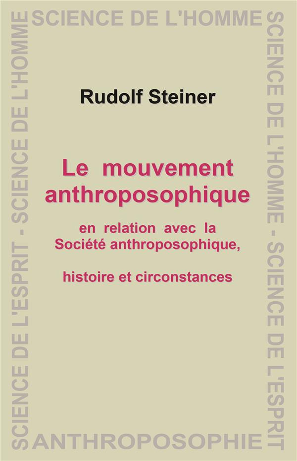 Le mouvement anthroposophique