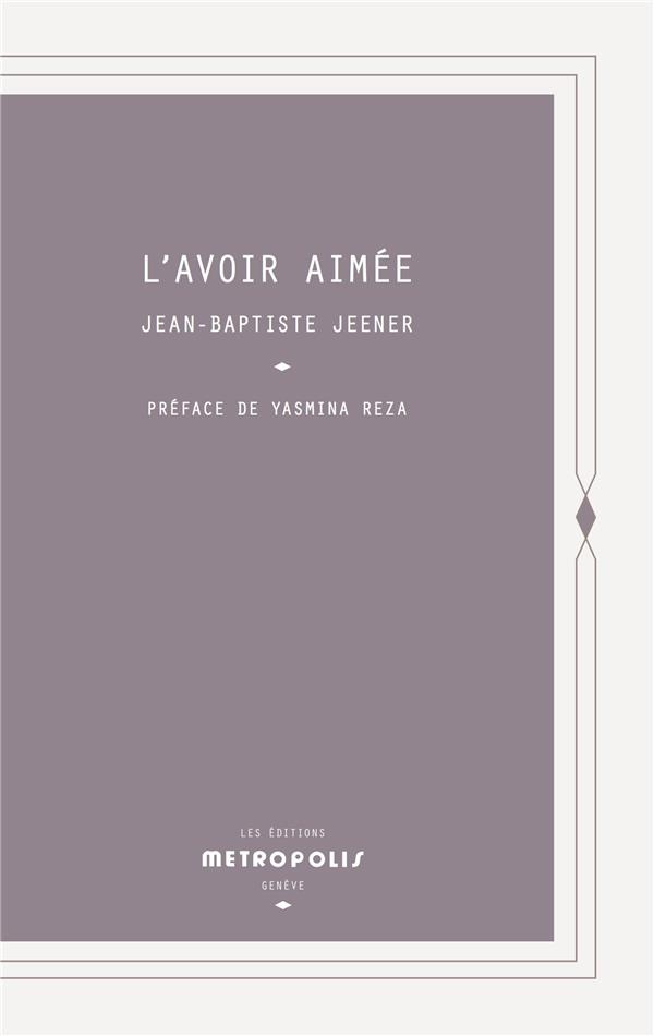 L'Avoir aimée