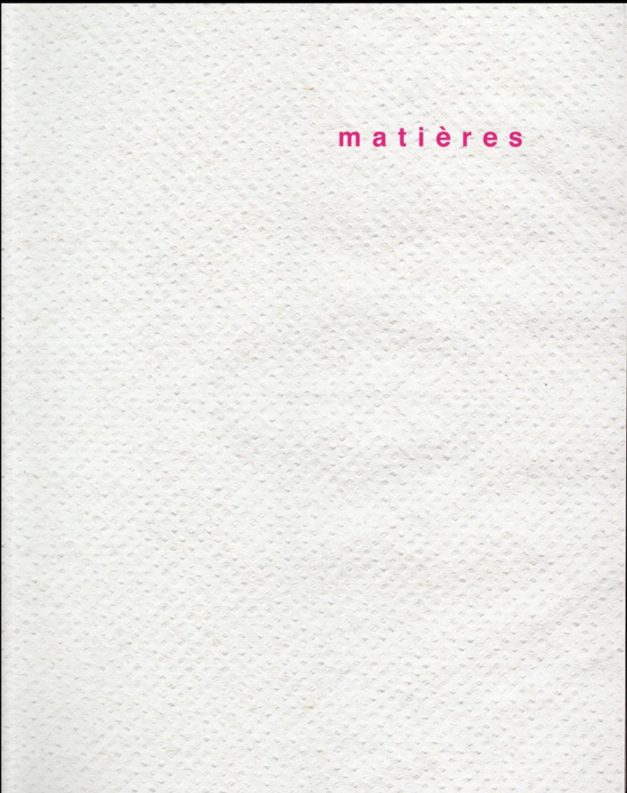 Matières N° 12/2015