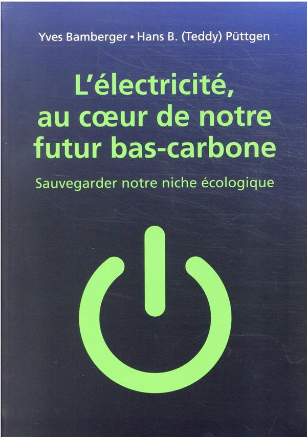 L'électricité, au coeur de notre futur bas-carbone. Sauvegarder notre niche écologique