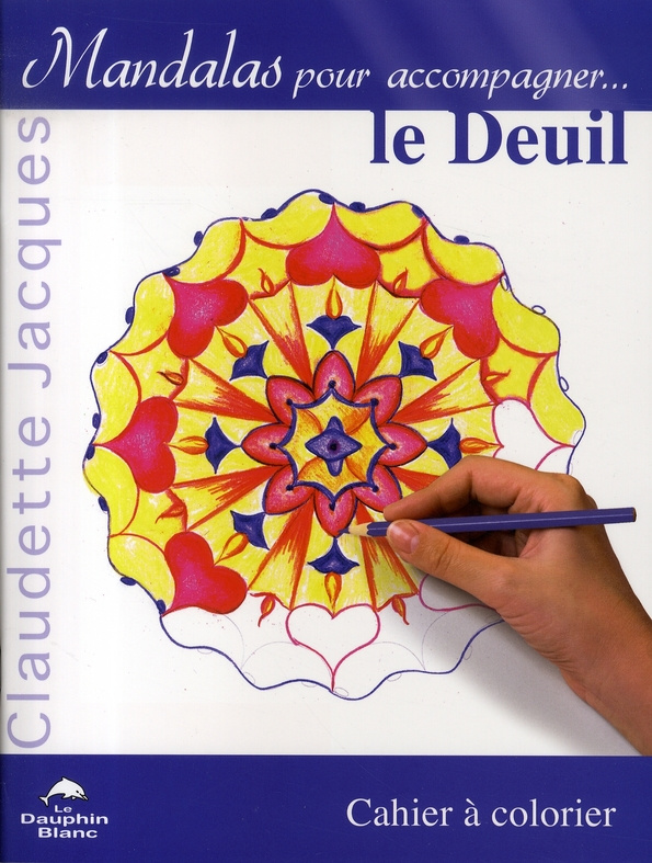 Le deuil. Cahier à colorier