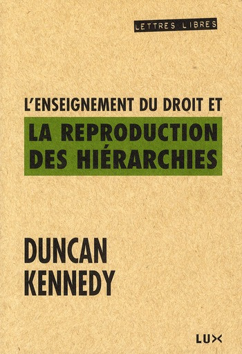 L'enseignement du droit et la reproduction des hiérarchies. Une polémique autour du système