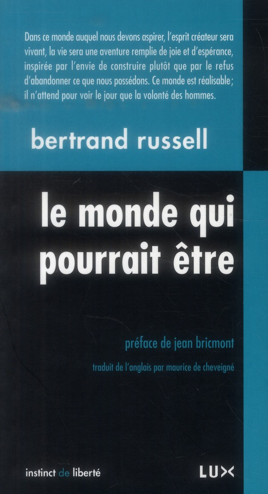 Le monde qui pourrait être. Socialisme, anarchisme et anarcho-syndicalisme