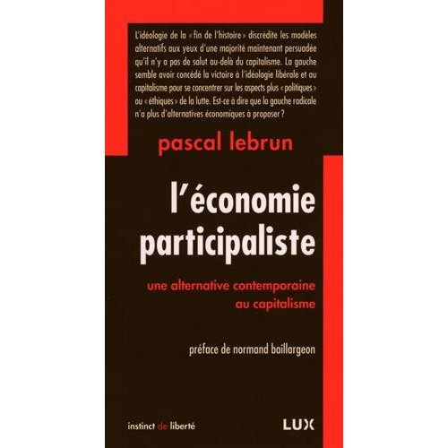 L'économie participaliste. Une alternative contemporaine au capitalisme