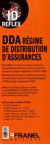 DDA régime de distribution d'assurances