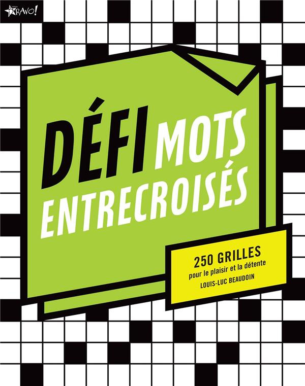 Défi mots entrecroisés