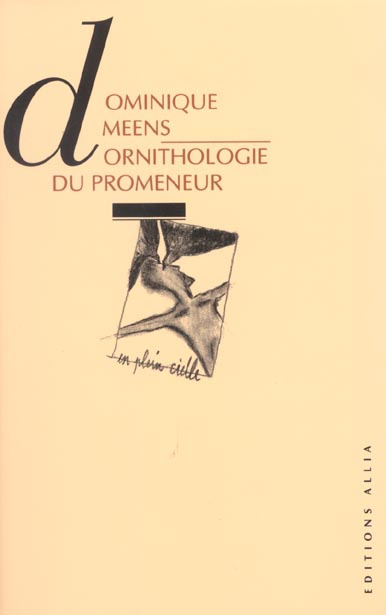 ORNITHOLOGIE DU PROMENEUR 1 - LIVRES I-II