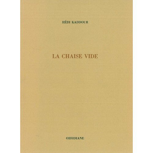 La chaise vide. Edition