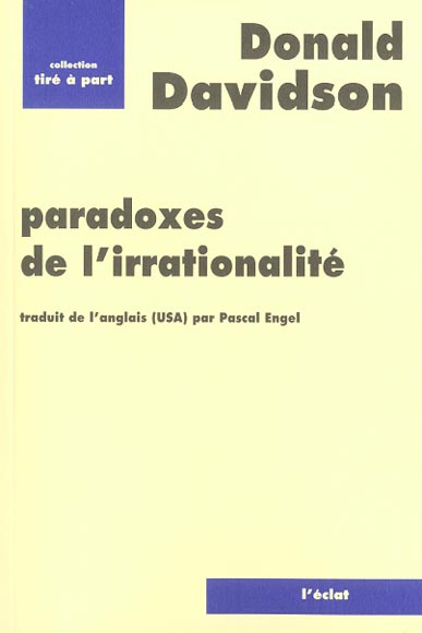 PARADOXES DE L'IRRATIONALITE