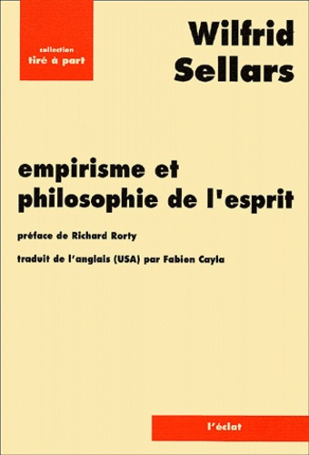 EMPIRISME ET PHILOSOPHIE DE L'ESPRIT