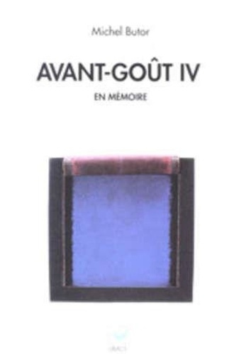 Avant-goût Tome 4 : En mémoire