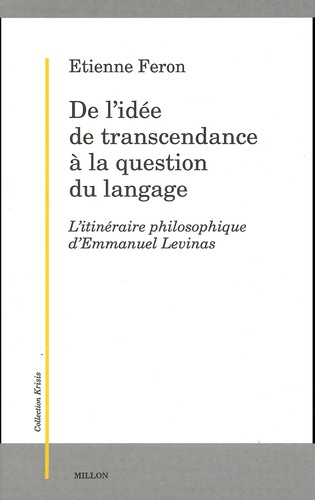 DE L'IDEE DE TRANSCENDANCE A LA QUESTION DU LANGAGE