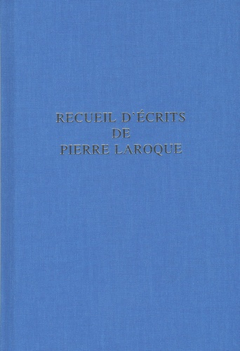 Recueils d'écrits de Pierre Laroque