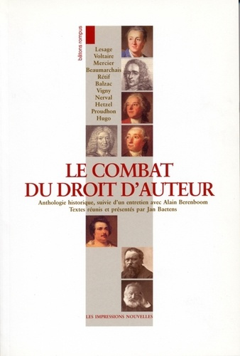LE COMBAT DROIT D'AUTEUR