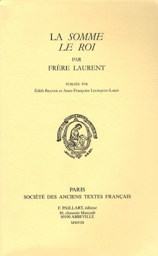 LA SOMME LE ROI. PAR FRERE LAURENT