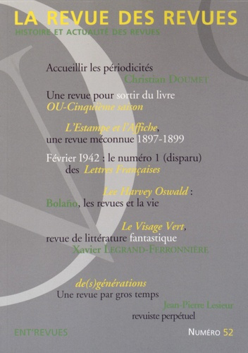 La revue des revues N° 52, Automne 2014