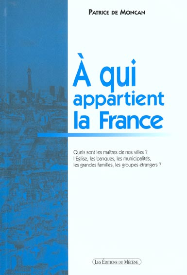 A qui appartient la France ? Histoire de la propriété urbaine de 1789 à nos jours et état actuel de