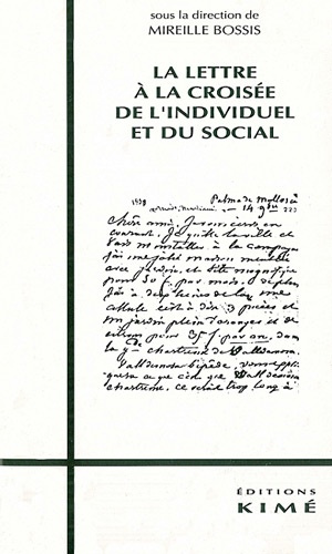 La lettre à la croisée de l'individuel et du social
