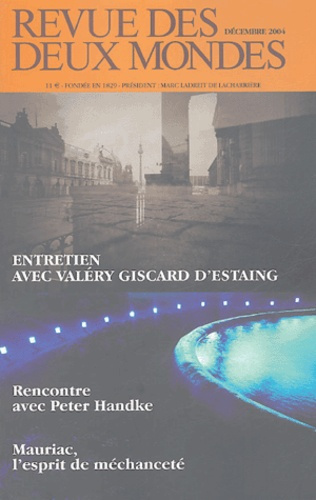 REVUE DES DEUX MONDES 12/2004