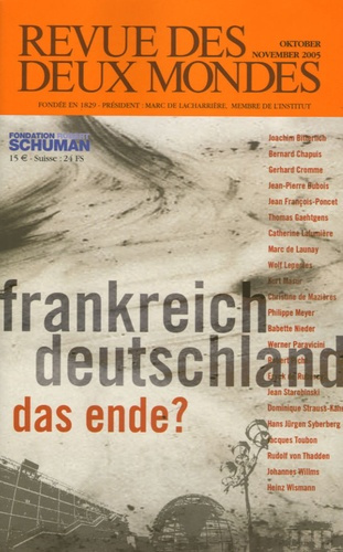 REVUE DES DEUX MONDES 10/11 2005